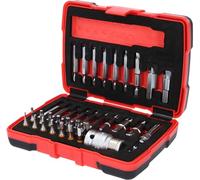 KS Tools Coffret d'embouts d'extraction 150.7060 – 34 pièces 1/4" (6,3 mm) Torx et 6 pans