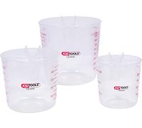 KS Tools 150.9205 Juego de recipientes graduados, 3 pzs. | Jeu de 3 verres doseurs