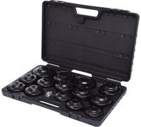 KS TOOLS 3/8" Jeu de cloches filtre à huile, 15pcs