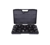 KS TOOLS 3/8" Jeu de cloches filtre à huile, 15pcs
