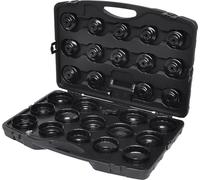 KS Tools - 150.9350 - Coffret de cloches pour filtre à huile - Outillage mecanique auto pour couvercles de filtre à huile - 3/8" - 1/2" - 30 Pièces