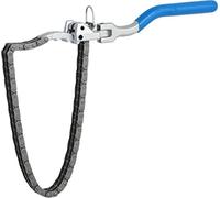 KS Tools 150.9376 - Clé à chaîne pour filtre à huile jusqu'à 165mm - Finition En Chrome Vanadium