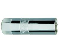 KS Tools 150.9427 - Douille traversante 6 pans pour coffret 150.9408 - 27 mm - Pour les travaux d'entretien des amortisseurs (Montage/démontage de la tige de piston) - En Chrome Vanadium - Finition satinée