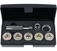 KS Tools 1504945 Kit de réparation de filetage pour bouchons de vidange dhuile, 12 pièces M22 x 1,5