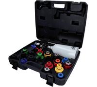KS Tools Jeu d'entonnoirs de remplissage d'huile MASTER 1509130, raccord pivotant, 24 pièces