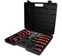 KS TOOLS ERGOTORQUEmax Jeu de tournevis à lame traversante, 13 pcs
