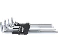 KS Tools Jeu de clés mâles coudées 151.2470 – 5 pans percées, 9 pièces
