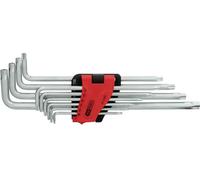 KS Tools 151.2482 Jeu de clés mâles coudées TS 8, TS 10, TS 15, TS 20, TS 25, TS 27, TS 30, TS 40, TS 45, TS 50 10 pièces