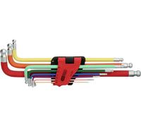 KS Tools 151.3222 6 pans intérieurs Jeu de clés mâles coudées 1.5 mm, 2 mm, 2.5 mm, 3 mm, 4 mm, 5 mm, 6 mm, 8 mm, 10 mm 9 pièces