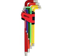 KS Tools 151.4500 RIBE Jeu de clés mâles coudées 4 mm, 5 mm, 6 mm, 8 mm, 10 mm, 12 mm, 14 mm, 16 mm, 18 mm 9 pièces