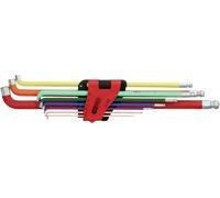 KS Tools 151.4560 6 pans intérieurs Jeu de clés mâles coudées 1.5 mm, 2 mm, 2.5 mm, 3 mm, 4 mm, 5 mm, 6 mm, 8 mm, 10 mm 9 pièces