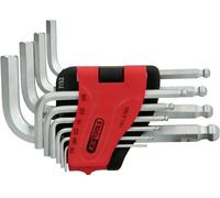 KS Tools 151.4740 6 pans intérieurs Jeu de clés mâles coudées 1/16 pouces, 5/64 pouces, 3/32 pouces, 1/8 pouces, 5/32 pouces, 3/16 pouces, 7/32 pouces, 1/4