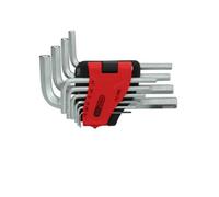 KS Tools Jeu de clés Allen avec support rabattable 10 pièces 1/16"–3/8"