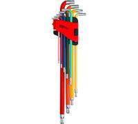 KS Tools Jeu de clés mâles coudées TX 151.5210 – T10,T15,T20,T25,T27,T30,T40,T45,T50 (9 pièces)