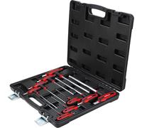 KS Tools 151.8150 Mallette de clés males 6 pans sphérique à poignée en T 9 pièces