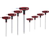 KS Tools Clé coudée pour vis à 6 pans creux 151.8155 ERGOTORQUEplus, 8 pcs, poignée en T