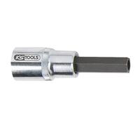 KS Tools 152.1087 - Douille 6 pans avec alésage 10 mm, Ø 7 mm pour buse d'injection - Version robuste - En acier à alliage spécial