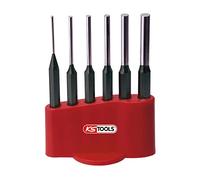 KS Tools 156.0200 - Jeu de Chasse Goupille Octogonale - Kit avec 6 Chasse Clou - Outil Mecanique Auto - Fabriqué en Chrome Vanadium - Finition Brunie - Tailles 3, 4, 5, 6, 8 et 10mm