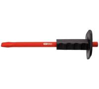KS Tools Ciseau de maçon 156.0537 - gamme chantier - poignée de sécurité pare-coups 350 mm