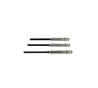 KS Tools 156.0640 - Jeu de 3 Chasse-axes avec Système R-Ball - Dans une trousse - En Chrome Vanadium - Finition chromée