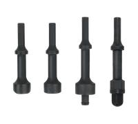 KS TOOLS Jeu de burins plats, 4 pcs