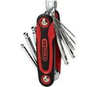 KS Tools Jeu de clés mâles 6 pans 158.3520 tête sphérique 8 pièces