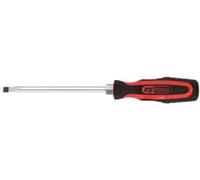 KS Tools 159.1010 Tournevis à fente ErgoTorquePlus, 8 mm, 265 mm de long, noir, rouge