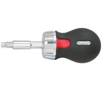KS TOOLS 159.2061 - Tournevis GEARplus tom pouce à cliquet, 1/4" - En Chrome Vanadium Multicolore Taille Unique
