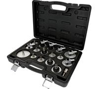 KS Tools 160.0815 Kit adaptateur universel pour tuyau de purge d'air pour purge de frein, 17 pcs