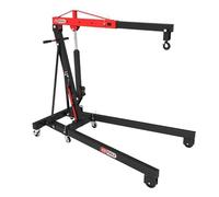 KS TOOLS - 162.0020 - Grue Mobile d'atelier - Grue d'atelier Pliante - Chevre de Levage Mobile 2 tonnes - Grue Facilement transportable