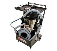 KS TOOLS 165.0113 - Centrale d'Aspiration à Cuve Inox - 35L, 1700W - Avec un Flexible de 4,5 m et un Plateau Central