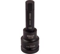 KS TOOLS 2.50cm 1" Douille à embout de force six pans creux long 22mm 450.0493