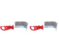 KS TOOLS 201.23 Brosse pour étrier de Frein en Acier 250 mm (Lot de 2)