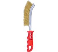 KS Tools Brosse métallique 201.2302 - brins laiton 250 mm pour frein à tambour