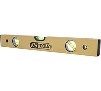 KS Tools Niveau rectangulaire 204.5400 – aluminium anodisé, 3 fioles – 400 mm