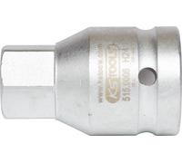 KS TOOLS 3/4" Douilles à chocs 6 pans, courtes, 24mm