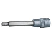 3/4" Llave de vaso con punta para tornillos con encastre hexagonal, larga, 22 mm
