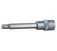 3/4" Llave de vaso con punta para tornillos con encastre hexagonal, larga, 22 mm