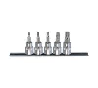 KS Tools Jeu de douilles à embouts CHROMEplus 3/8" XZN (R) vis à denture multiple M4-M10 5 pièces