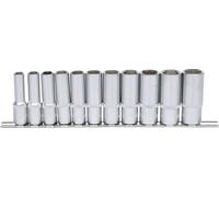 KS TOOLS 3/8' Jeu de douilles 6 pans, longues, 11 pcs 8-19 mm ( 911.0611 )