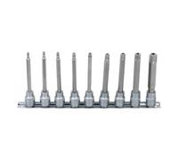 KS Tools 3/8"Jeu de douilles tournevis, TX percé, 9 pcs. Quantité:1