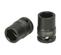 KS TOOLS 3/8 Sechskant-Kraft-Stecknuss, court, 3/4 (515.1561)