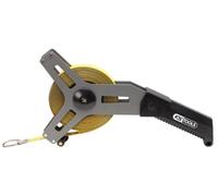 KS Tools 300.0051 Mesure roulante à poignée revolver Ruban acier 50 m