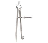 KS Tools 300.0411 Compas porte crayon acier carbone bruni Pointe trempée Longueur 200 mm Ouverture 200 mm