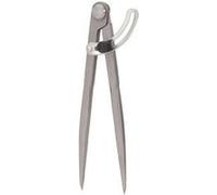 KS TOOLS 300.0416 Pointu Compas avec Stellbogen, 200 mm Couleur