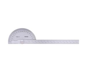 KS Tools 300.0700 Rapporteur d'angle INOX KS - Serrage central - secteur | Reglet d'angle en inox, L.220 mm