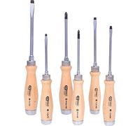 KS Tools – Jeu de tournevis à frapper – manche bois – 6 pièces