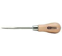 KS Tools 300.1082 Pointe carrée avec lame traversante - manche en bois 6mm | Pointe carrée avec lame traversante - manche en bois 6 mm - L.190 mm