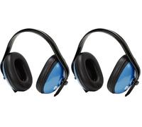 KS TOOLS - 310.0131 - Casque anti-bruit bleu 25 db, protection auditive de travail EN 352-1:2020 (Lot de 2)