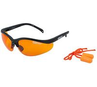 KS Tools 310.0161 Lunettes de protection Orange, avec bouchons d'oreilles
